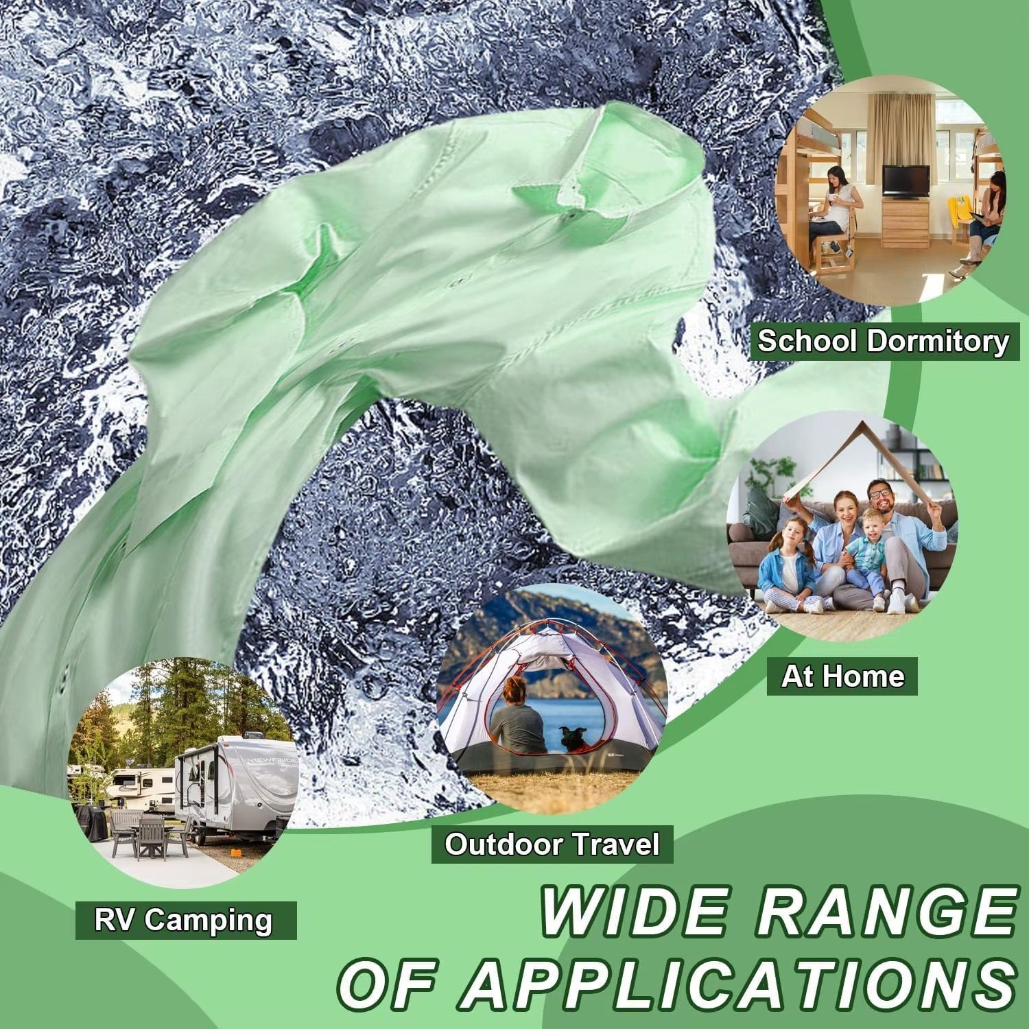 Portable Clothes Mini Laundry Folding Washing Machine - Image 2