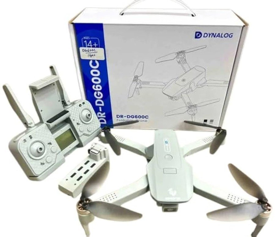 GPS Drone with 4K Camera for Adults, DG600C RC Quadcopter with Auto Return, Follow Me, Gesture Control