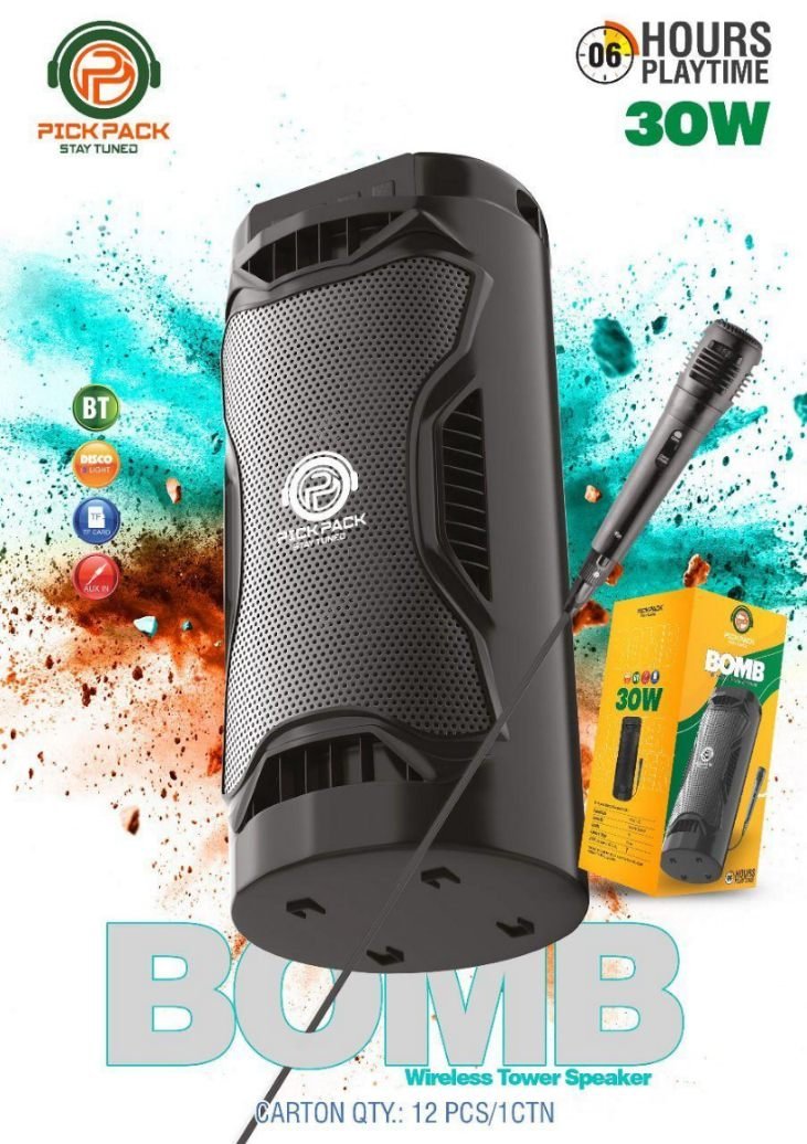 Big Loud LED Wireless Party Karaoke Audio Speaker Outdoor Horn Speaker