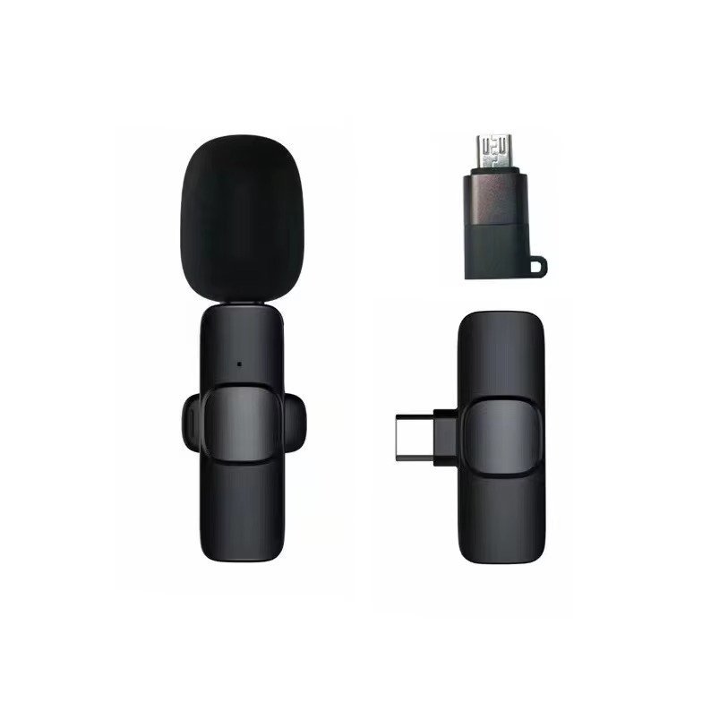 Hot Selling Live Microphone Vibrato Outdoor Radio Microphone Call Noise Reduction K8 Wireless Lapel Microphone 2.4G - Image 6