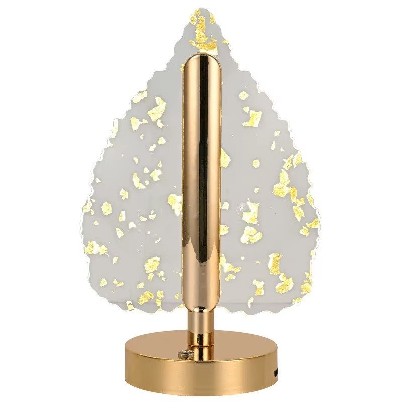 Rechargeable Creative Acrylic Night Light Touch Desk Lamp Home Indoor Restaurant Golden PC Metal Iron Cordless Table Lamp - Image 6