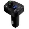 Dual Usb Car Charger Handsfree V5.0 Car Kit Mp3 Player Car Fm Transmitter Wireless Fm Modulator Transmitter for IPhone