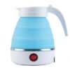 HK-ZDH Travel Foldable Portable Hotel Water Bottle Quick Boiling Grade Automatic Power Off Silicone Customized Electric Kettle
