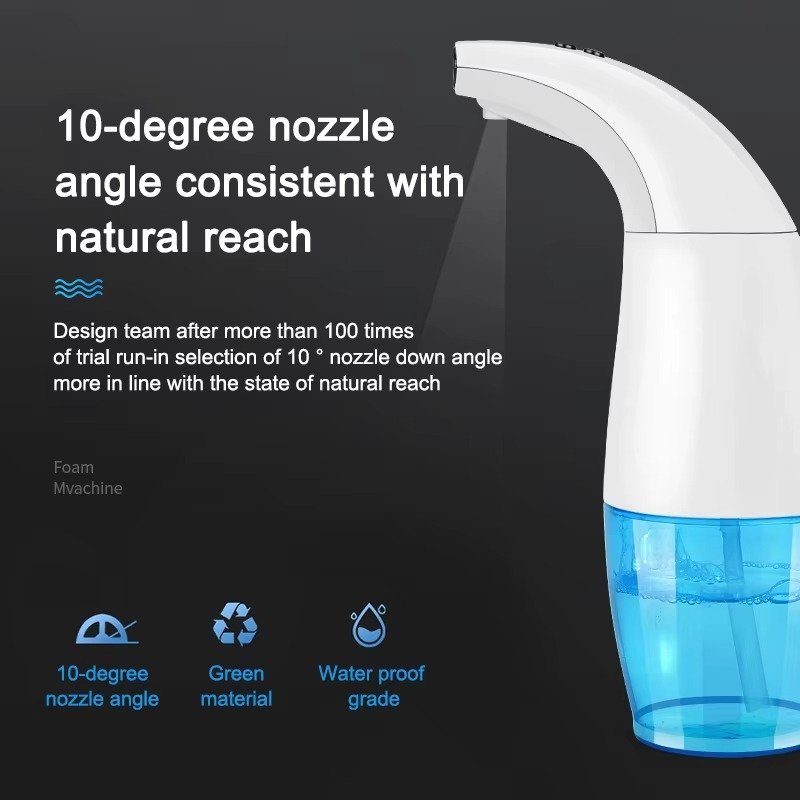 Portable Automatic Foaming Soap Dispenser,240ML Capacity Sensor Soap Dispenser,Automatic Kitchen Liquid Soap Dispensers - Image 4