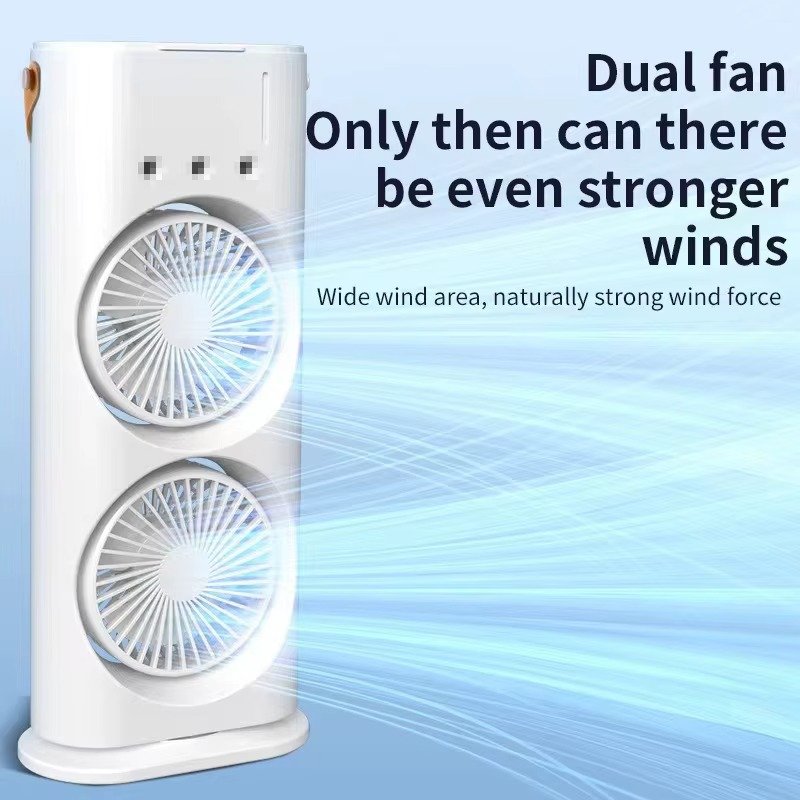 Air Cooler Fan 7 Color Mist Water Air Cooling Oscillating Fan with Remote Control Room Spray Humidifier Fan - Image 4