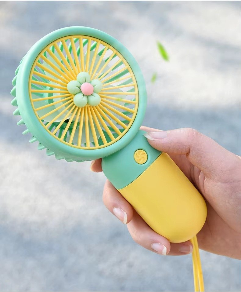 Corrugated Box Hand Cooling Fan Corrugated Box Fan Rechargeable Personal Portable Fan - Image 3