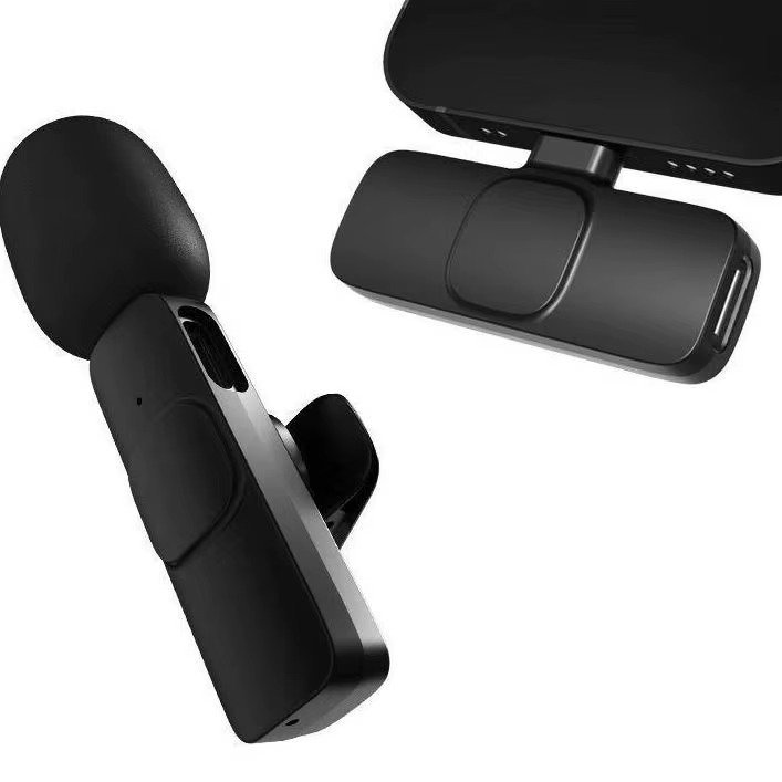 Hot Selling Live Microphone Vibrato Outdoor Radio Microphone Call Noise Reduction K8 Wireless Lapel Microphone 2.4G - Image 3