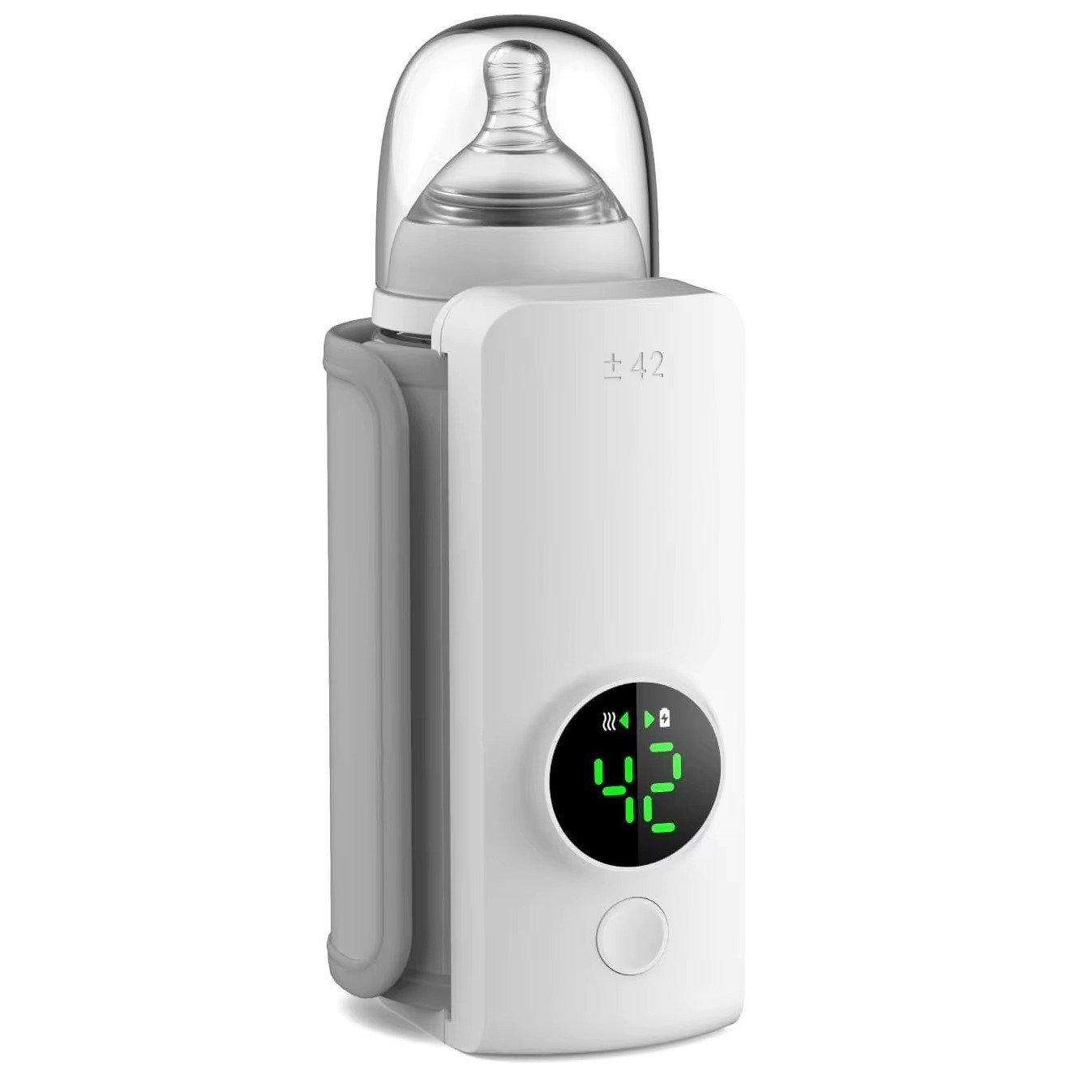 Portable Baby Bottle Warmer for Travel Rechargeable Cordless Bottle Warmer,Baby Bottle Warmer for Breastmilk and Formula