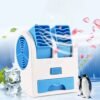 USB Mini Air Conditioner Portable Personal Double Air Outlet Summer Desktop Cooling Fan